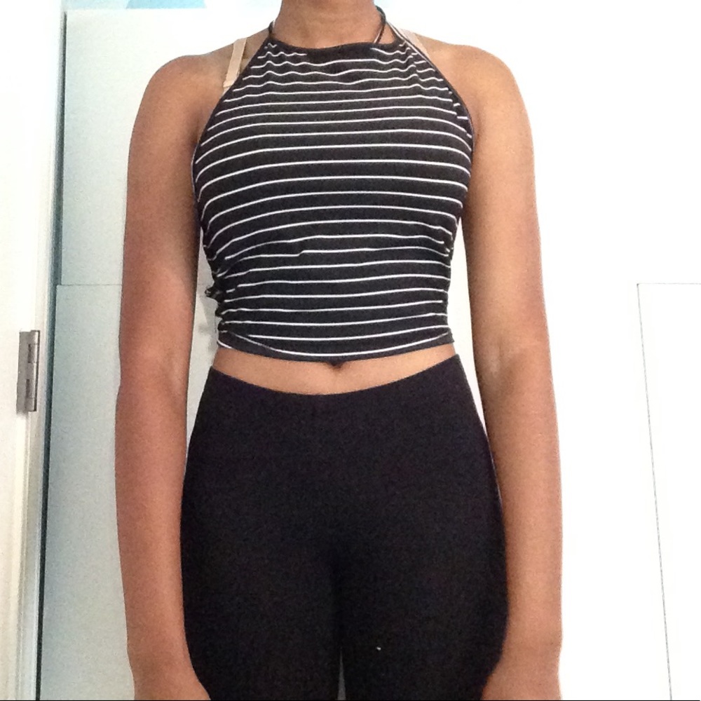 Striped Halter top